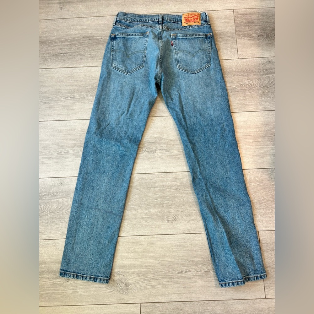 Levi's Men's Medium Blue Straight Leg Jeans